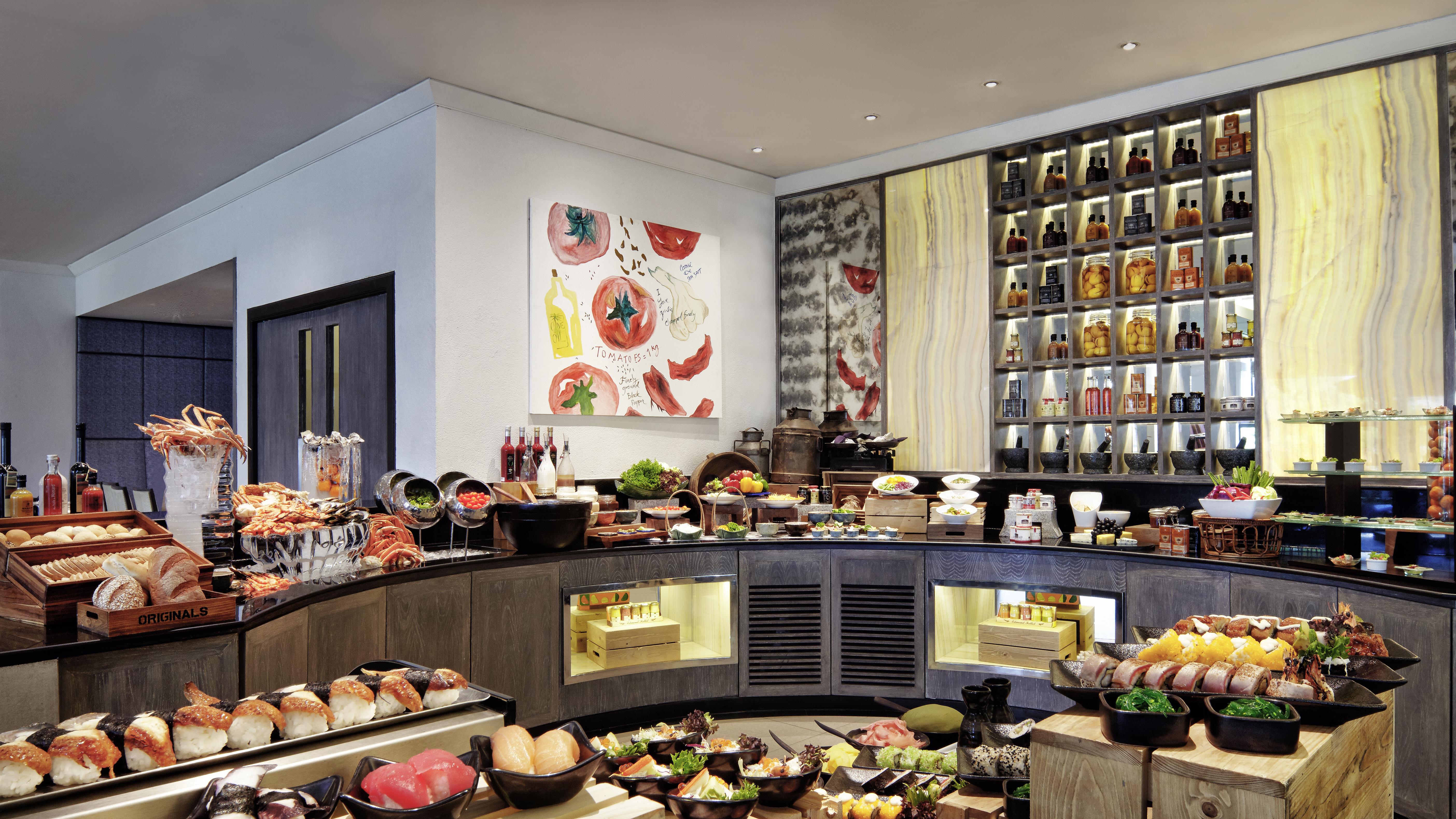 Grand Mercure Bangkok Atrium מראה חיצוני תמונה The buffet at the hotel